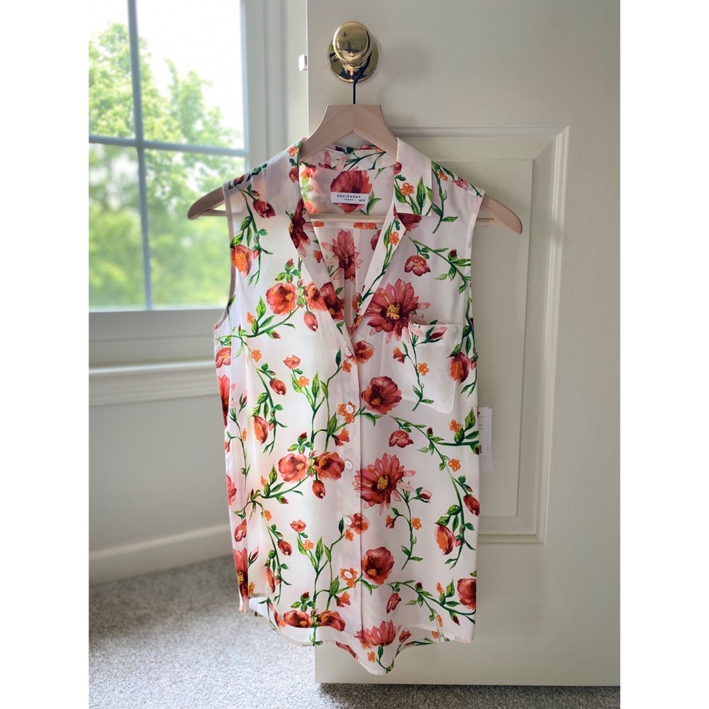 Equipment Keira Floral Silk Shirt
